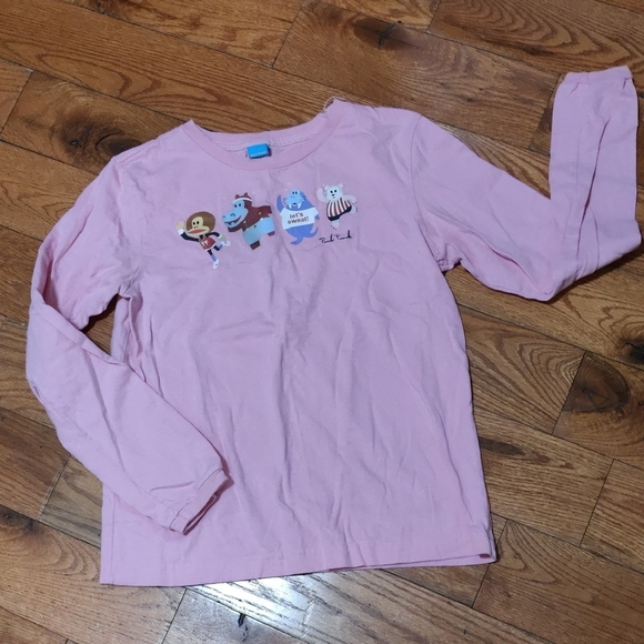 🐵Paul Frank Characters Pink Long Sleeve - Picture 1 of 12